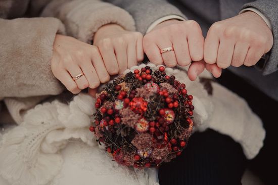 Идеи свадебной фотосессии зимой