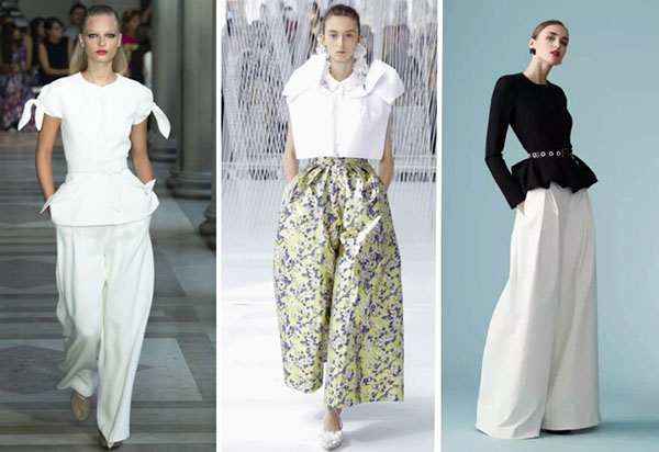 Как носить широкие брюки: три стильных способа