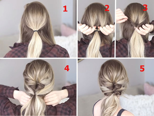 Как красиво уложить волосы в хвост: 3 простых варианта
