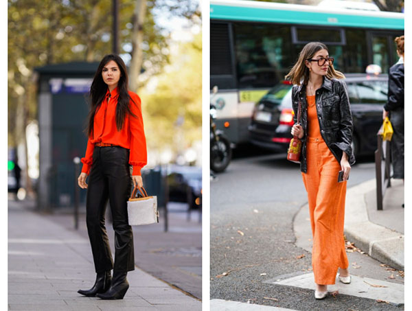 5 wow-примеров, как носить оранжевый цвет в холодное время года