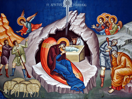 картина православного рождества