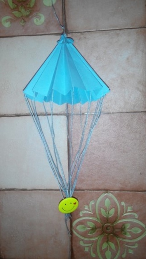 Бумажный парашютист: поделка на 9 мая своими руками в детском саду