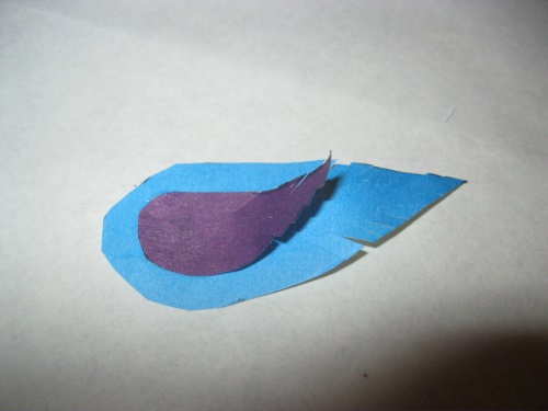 Сказочный павлин из цветной бумаги