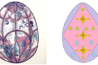 Как нарисовать яйцо на Пасху