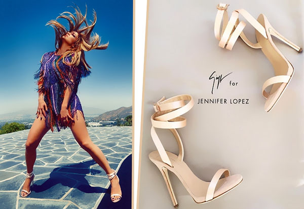 Яркая коллекция обуви Giuseppe for Jennifer Lopez поступила в продажу