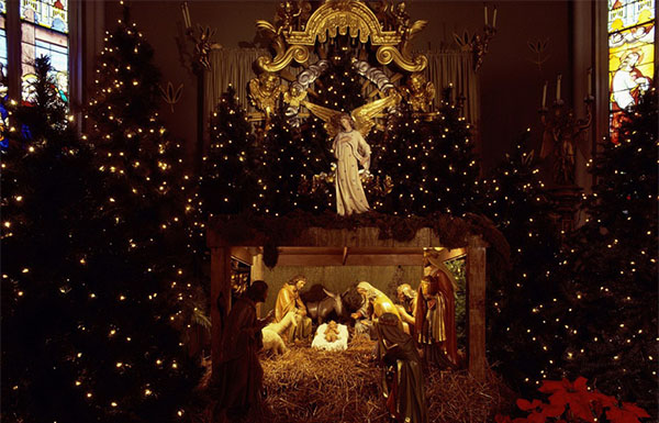 Открытки с Рождеством Христовым 2017-2018 (с поздравительными стихами)