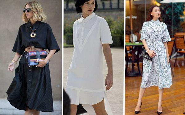 Как носить платье-рубашку: стильные варианты для всех типов фигур