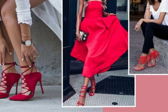 С чем носить красные босоножки: красивые варианты 2018
