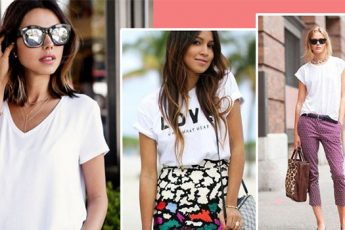 Как носить белую футболку летом: стильные летние образы 2018