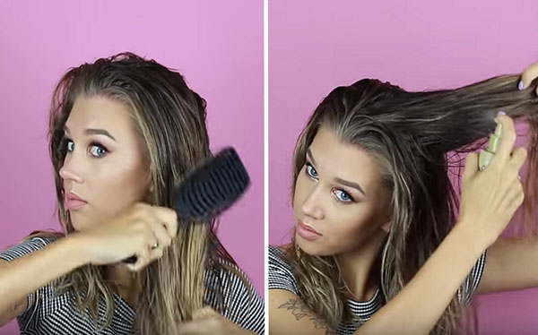 Как создать объемную укладку волос с помощью фена: простая техника