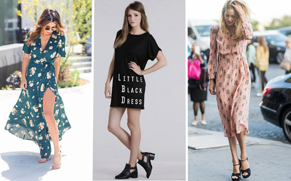 Модные образы с летними платьями 2018