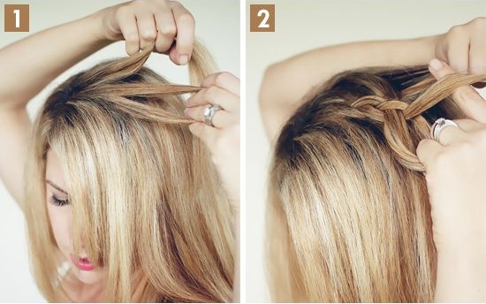 Как сделать свадебную прическу на волосы средней длины