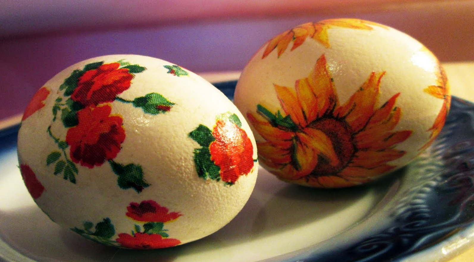 Как сделать красивые яйца