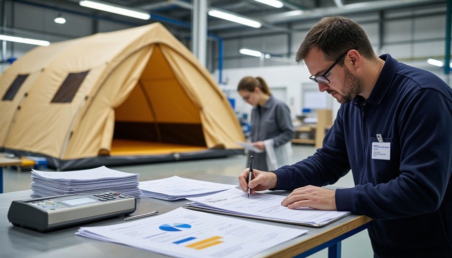 Проверка качества тентовой продукции