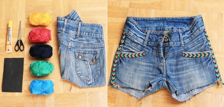 Как из джинс сделать шорты