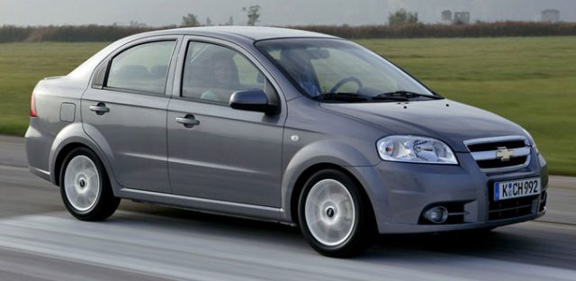 Расход chevrolet aveo