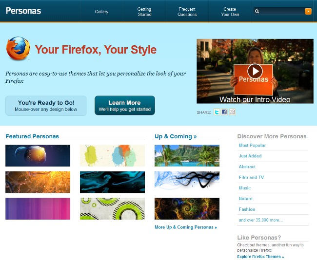 Темы для Mozilla Firefox 4.0