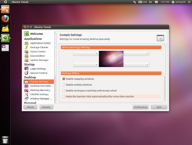 Ubuntu Tweak: твикер для Ubuntu