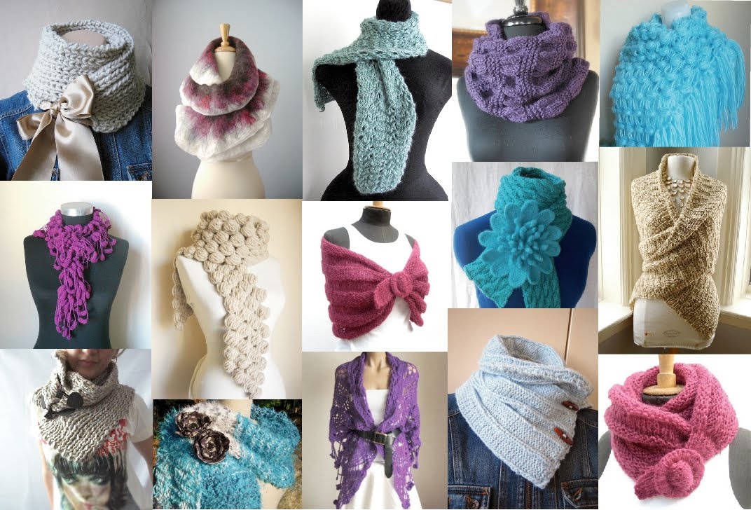 коллекция шарфов