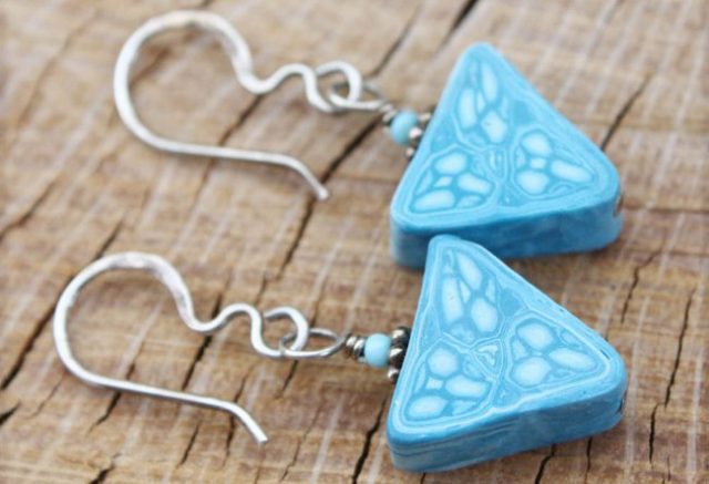 Серьги из полимерной глины