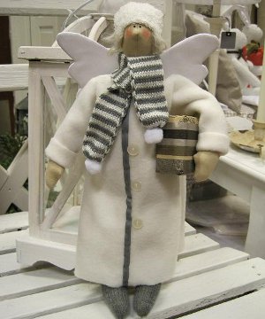 Кукла тильда: рождественский ангел своими руками