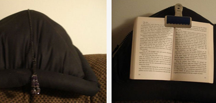 подушку-подставку для книг