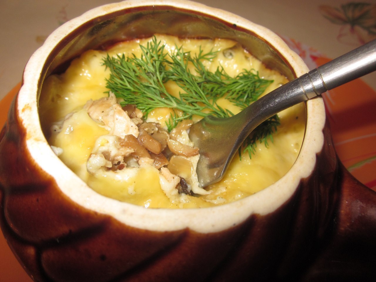 Жульен с курицей и грибами рецепт с фото в духовке со сметаной в духовке