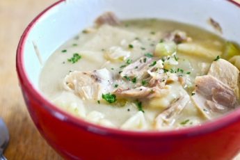 куриный суп с клецками - рецепт с фото