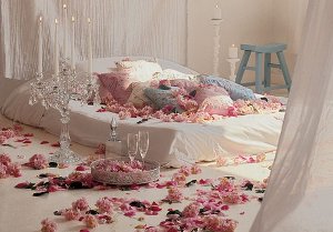 Романтический декор спальни