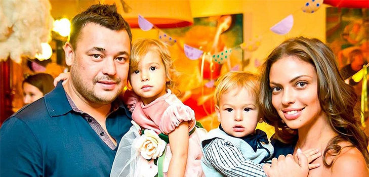 Жена и дети Сергея Жукова
