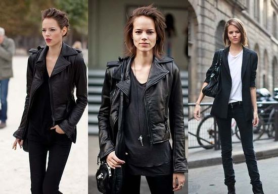 Модные женские кожаные куртки сезона Весна-2016